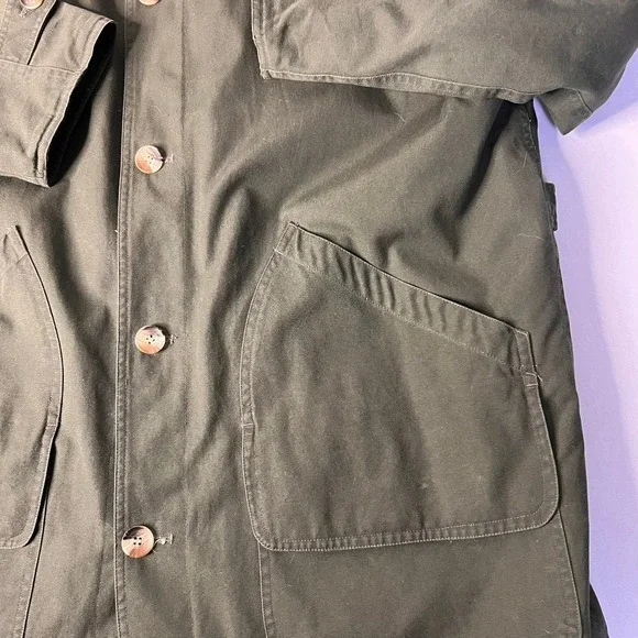 Susquehanna Trail Mens Large Chore Coat Green Workwear Utility - Picture 4 of 11